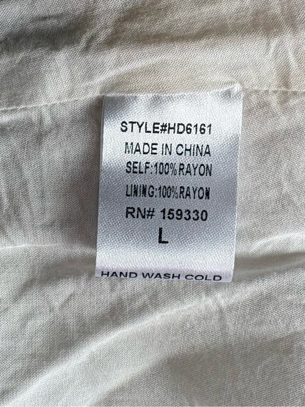 Heyson tie-dye dress in mauve and white featuring ruffle sleeves Size Large - Picture 6 of 8
